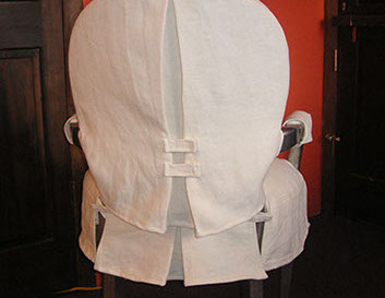 sabine soft furnishings, chair set up