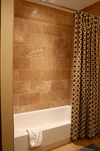 sabine soft furnishings bath room set up