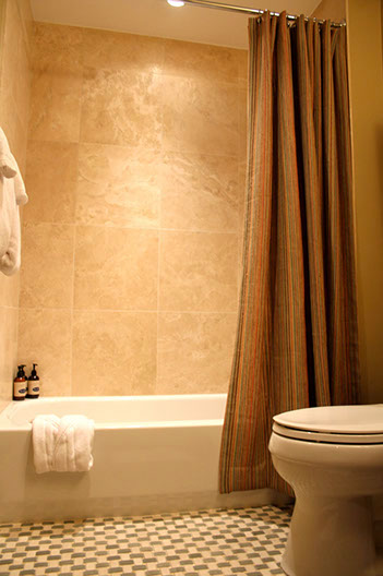 sabine soft furnishings bath room set up