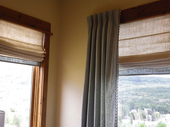 Draperies, pinch pleated, euro pleats, rod pocket, ripplefold, flat and grommet drapes.