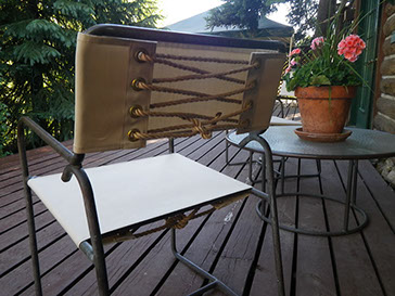 sabine soft furnishings white chir, drapes and pillows front and back 